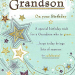 Grandson Birthday Card E320 Simple Indulgence