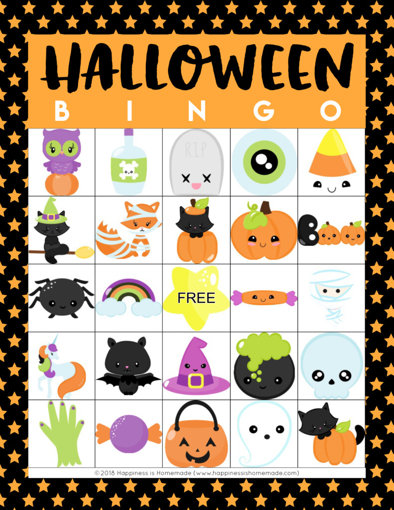 Halloween Bingo Printable Free Printable Word Searches