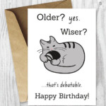 Happy Birthday Cards Funny Printable Birthday Cards Funny Cat