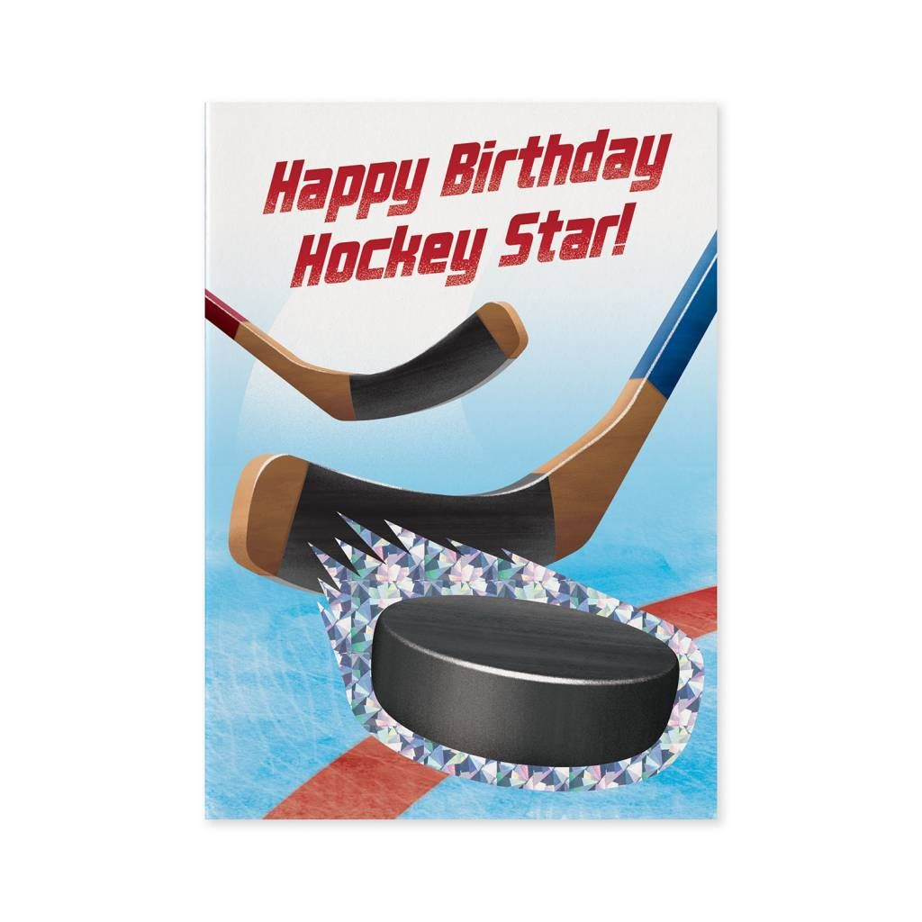 Free Printable Hockey Birthday Cards Free Printable Card