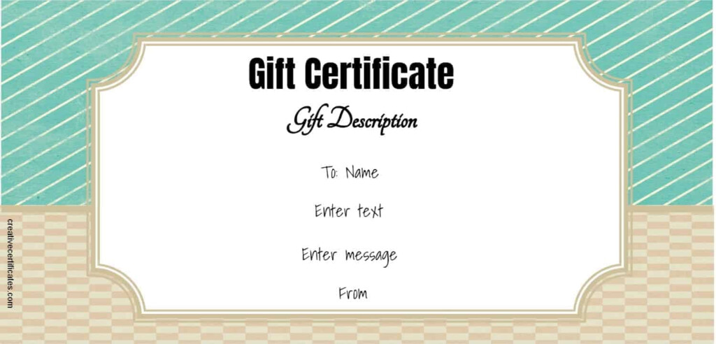 How To Make And Print A Gift Certificate