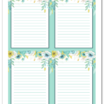 I Should Be Mopping The Floor Free Printable Floral Gift Tags