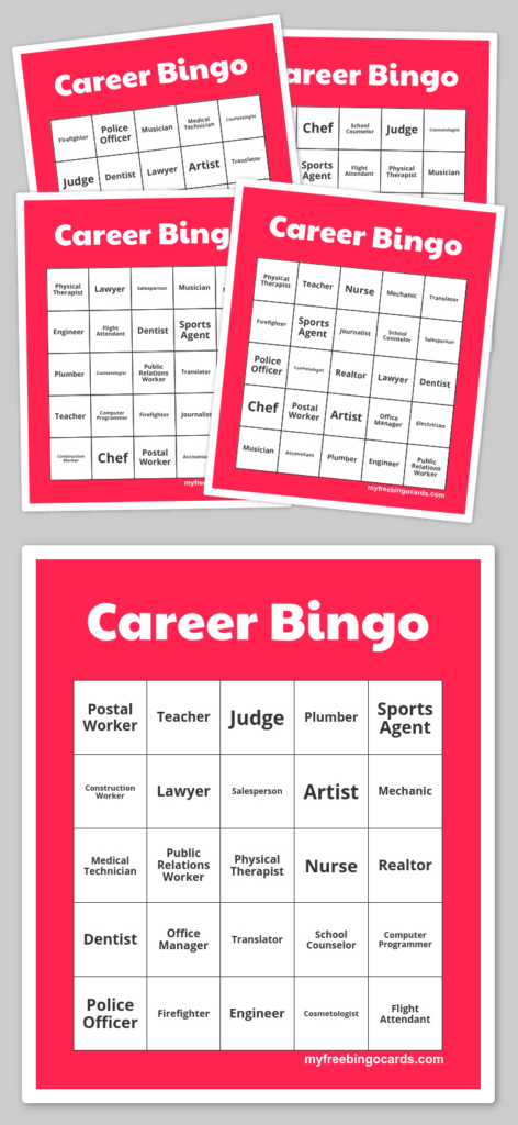 Job Bingo English Esl Worksheets For Distance Learning And 