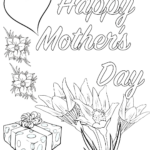 Kids Coloring Pages For Mothers Day Free Download Goodimg co