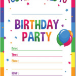 List Of Free Printable Birthday Invitation Cards For Kids References