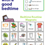 Marvelous Bedtime Checklist Printable Shape Tracing Sheets For Preschoolers