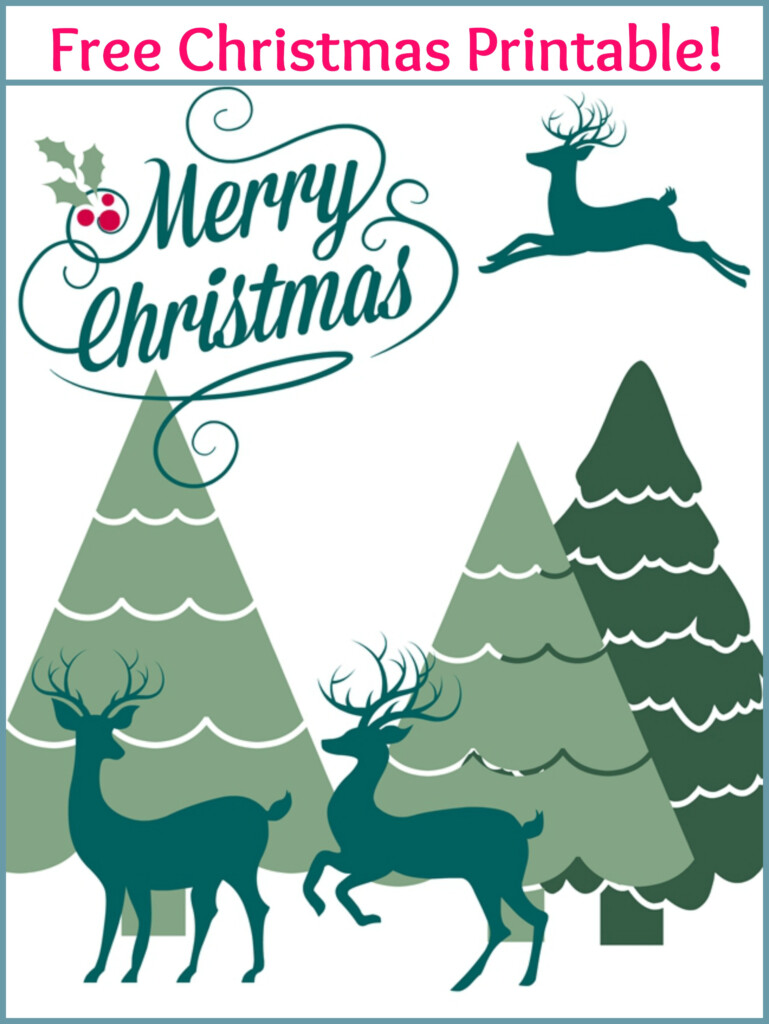 Merry Christmas Free Printable Live Creatively Inspired