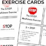 Mindfulness Cards Worksheets 99Worksheets