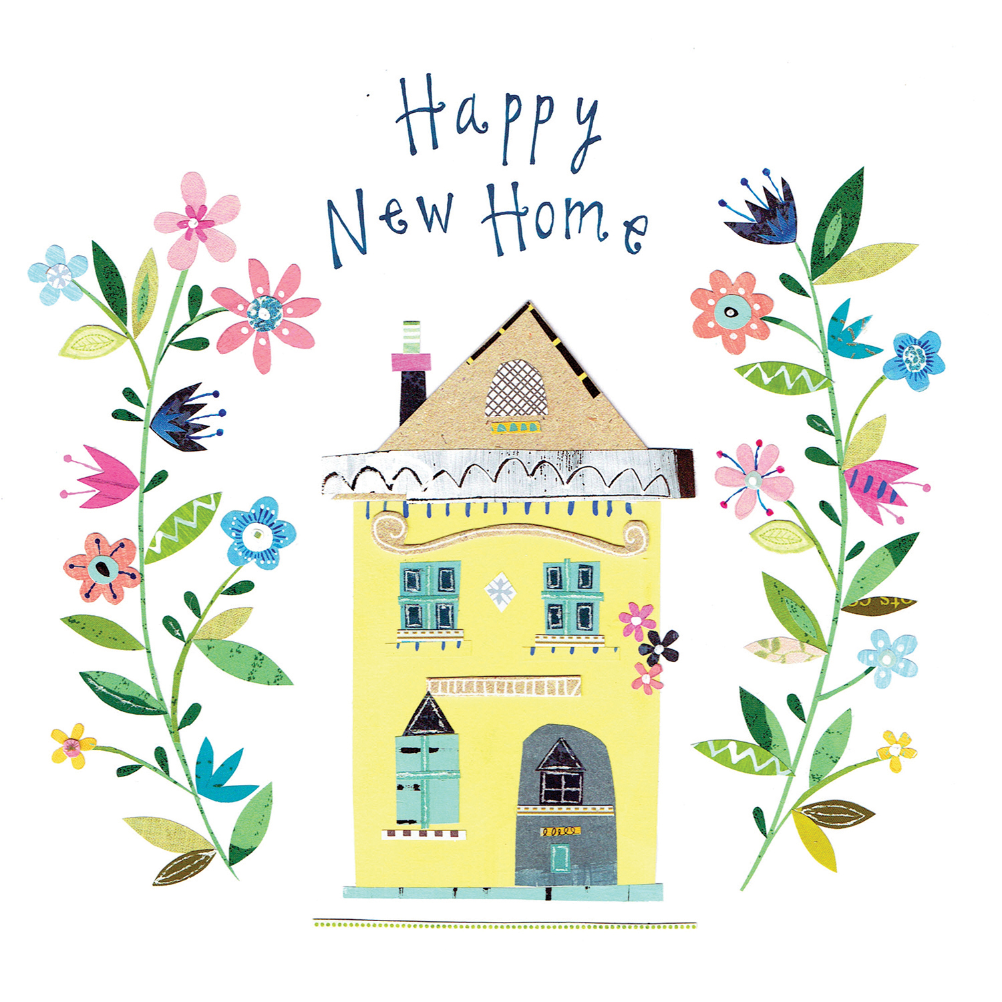 New Home Card Happy New Home Congratulations Housewarming First House