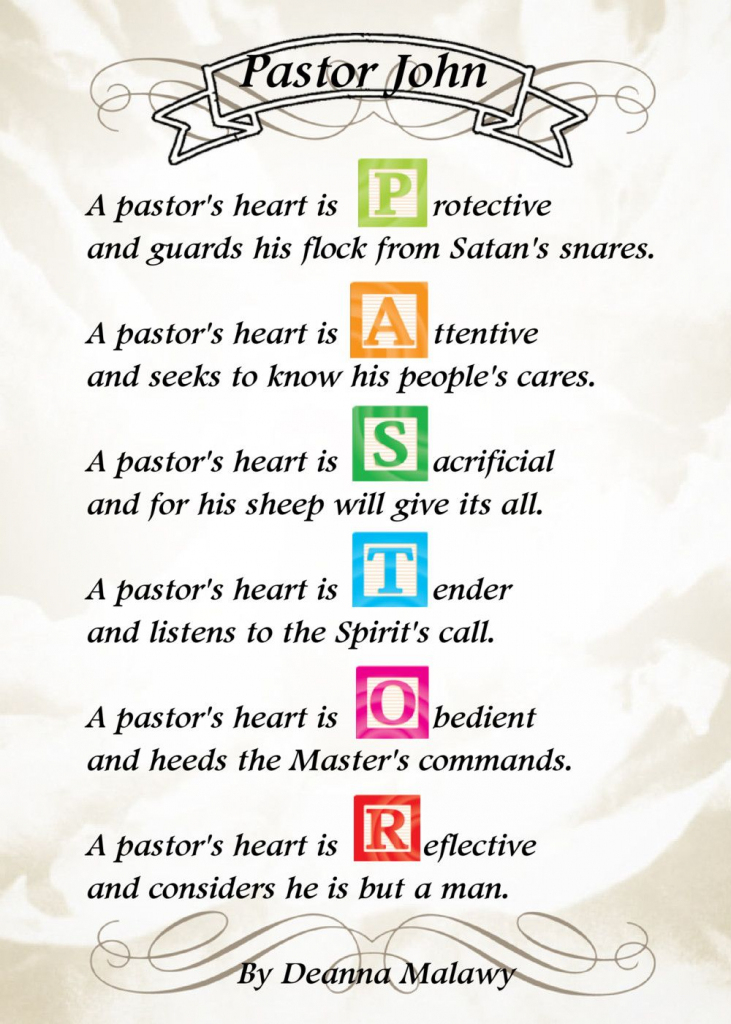 Pastor Appreciation Cards Free Printable