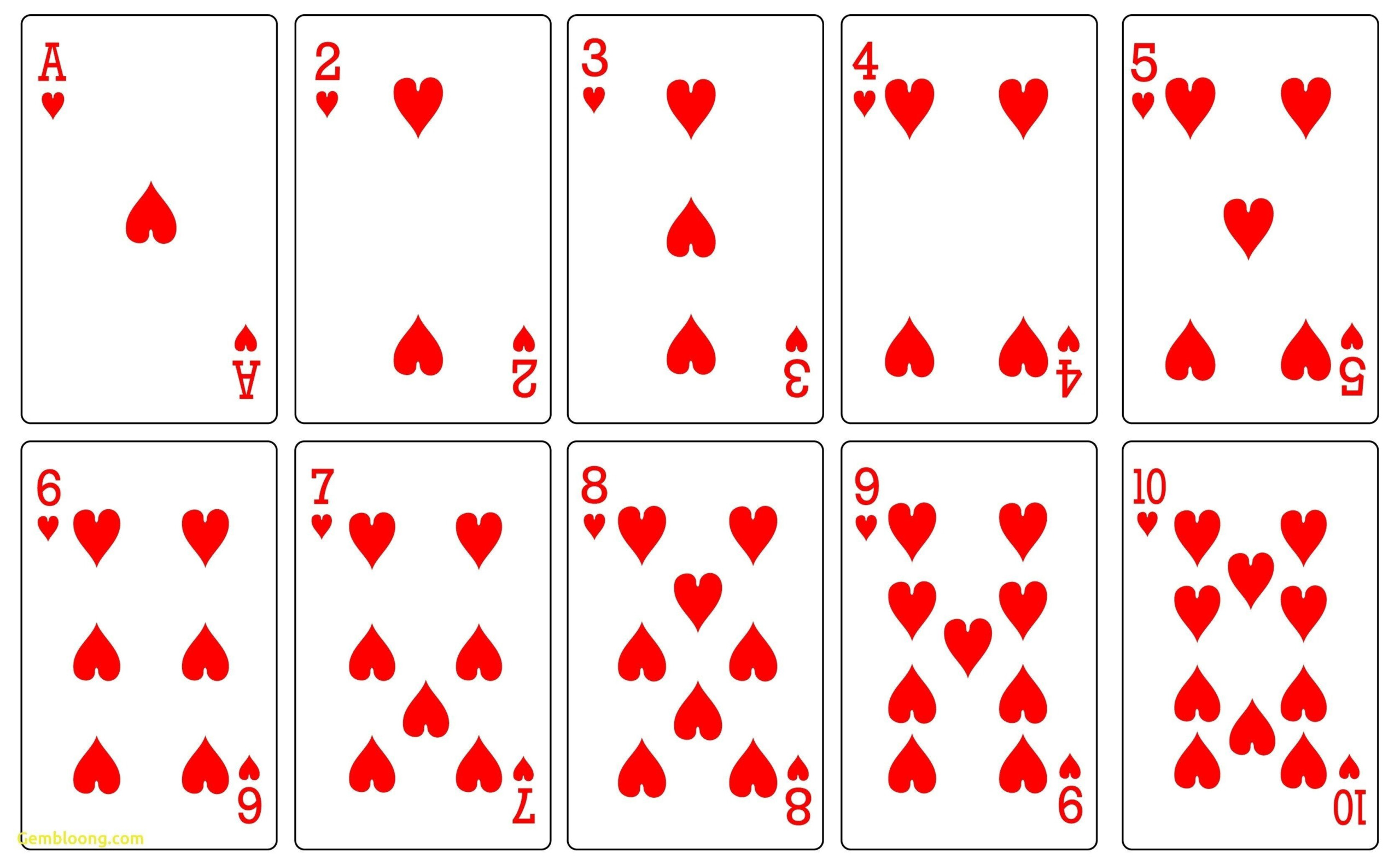 Playing Card Template RAVISHING TEMPLATES