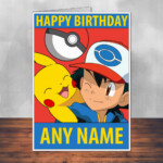 Pokemon Birthday Card Printable Printable Card Free