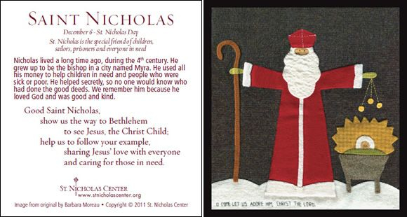 Prayer Cards St Nicholas Day Prayer Cards Prayer Cards Printable