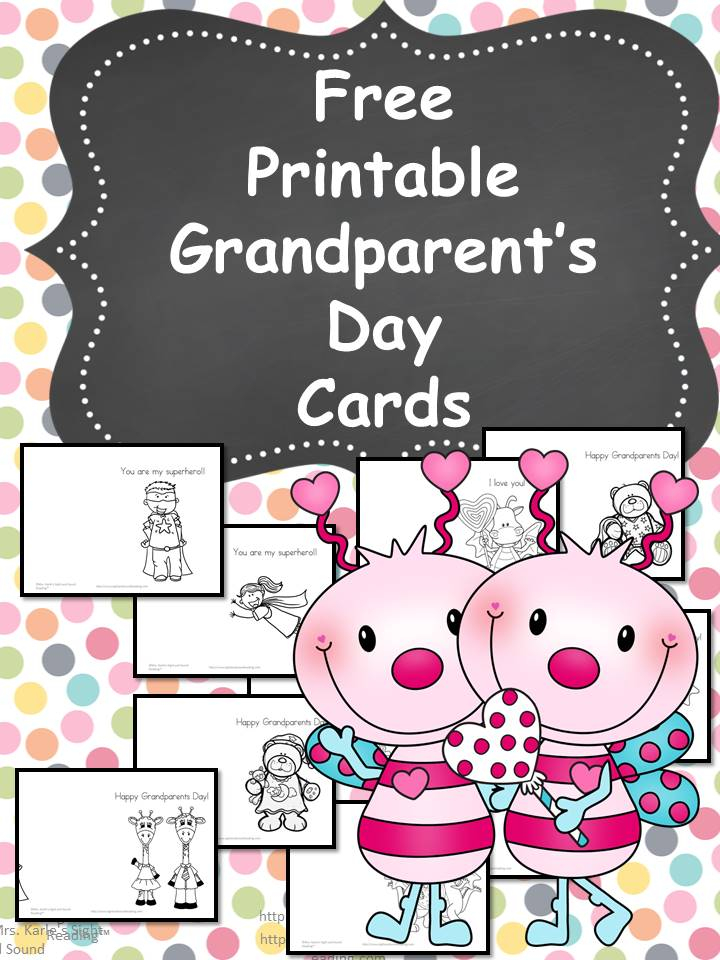Printable Grandparents Day Cards Free And Fun