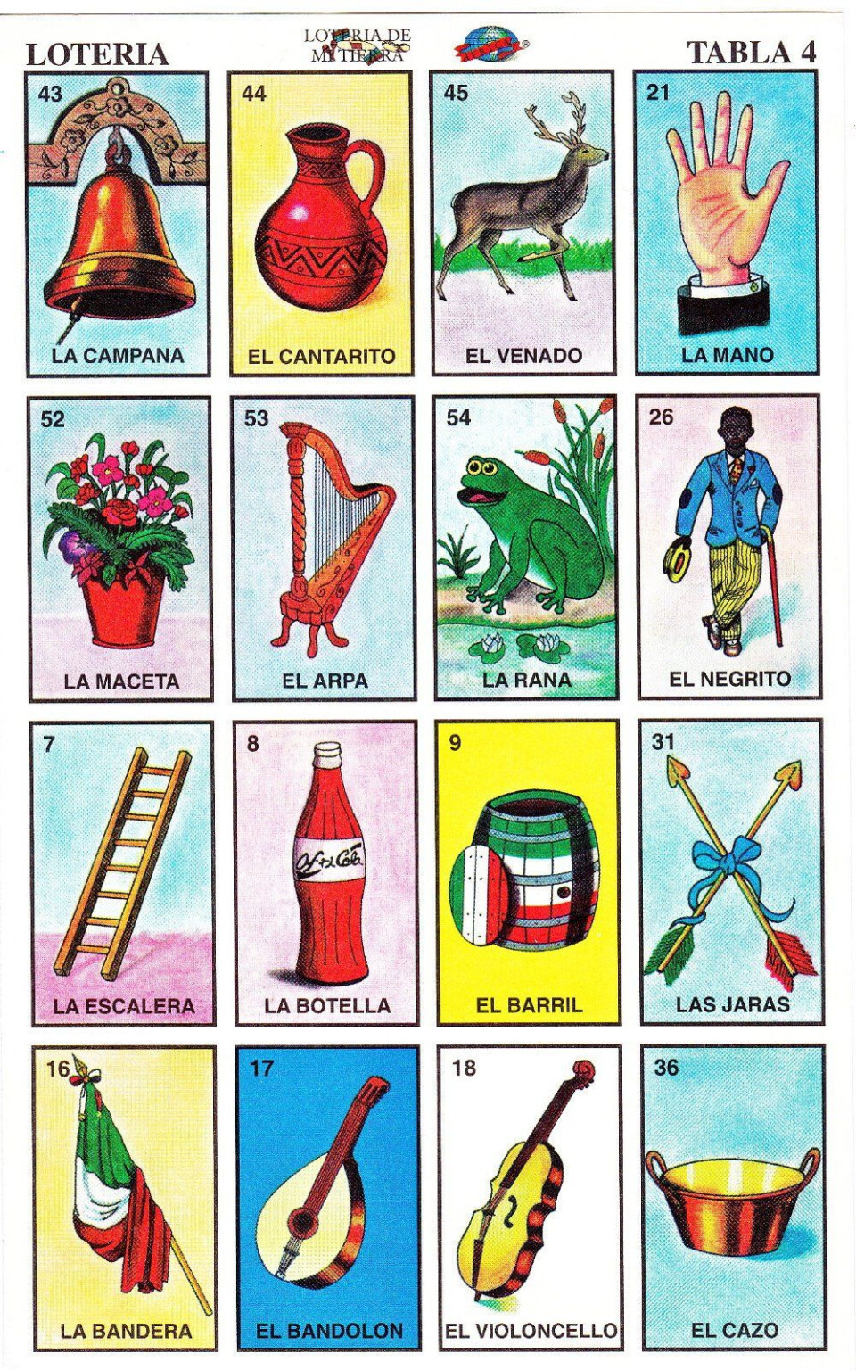 Printable Loteria Cards Pdf Printable Word Searches Free Printable Card 8159