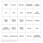 Recovery Bingo Cards To Download Print And Customize