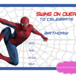 Spiderman Birthday Invitation Inspired Ubicaciondepersonas cdmx gob mx