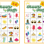 Summer Bingo Game With Free Printables Summer Bingo Summer Bingo