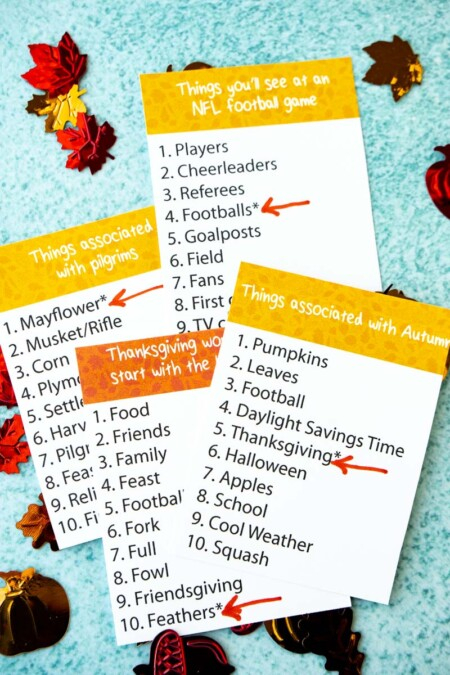 Thanksgiving Outburst Game Free Printable Play Party Plan
