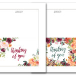 Thinking Of You Card DIGITAL DOWNLOAD Paper Greeting Cards Trustalchemy