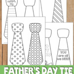 This Free Printable Father s Day Tie Card Is Just Perfect For Dad