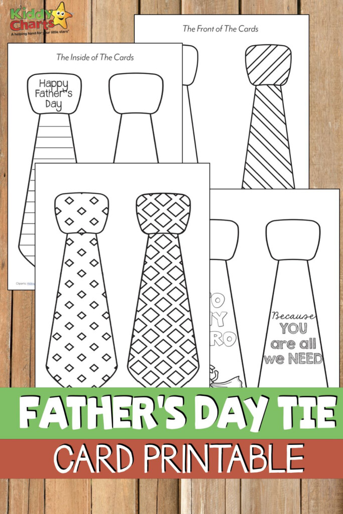 This Free Printable Father s Day Tie Card Is Just Perfect For Dad 