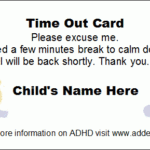 Time Out Cards Available From Adders