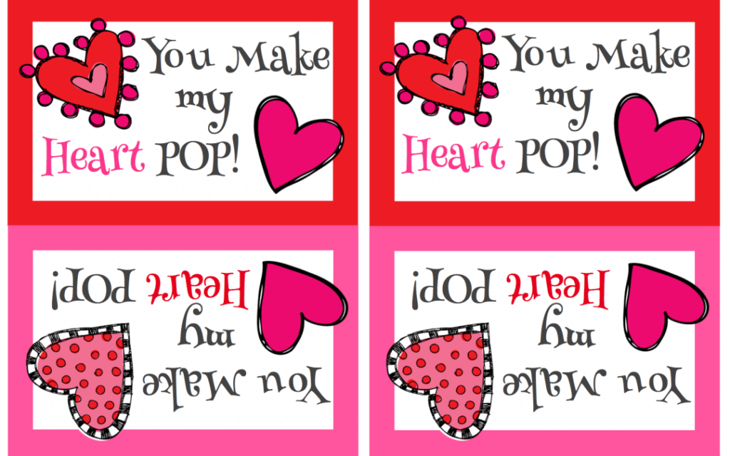 Valentine You Make My Heart Pop Printable Printable Word Searches