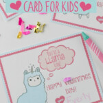 Valentines Day Card For Kids With Free Printable Houston Mommy And