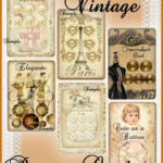 Vintage Button Cards For Tags Labels By Seneca Pond Crafts On