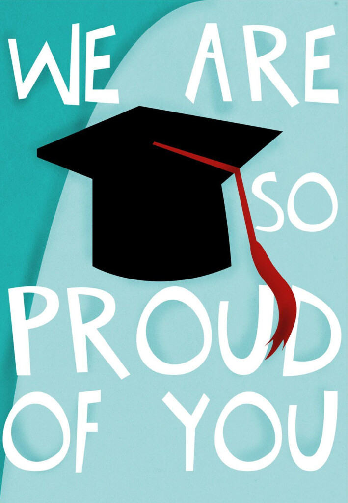 Were So Proud Of You Free Printable Congratulations Card Greetings 