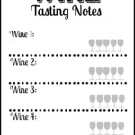 Wine Tasting Cards Printable Free Printable Word Searches